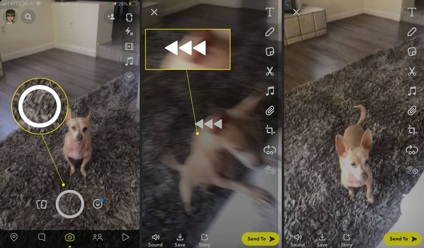 Cara Membalikkan Video di Snapchat