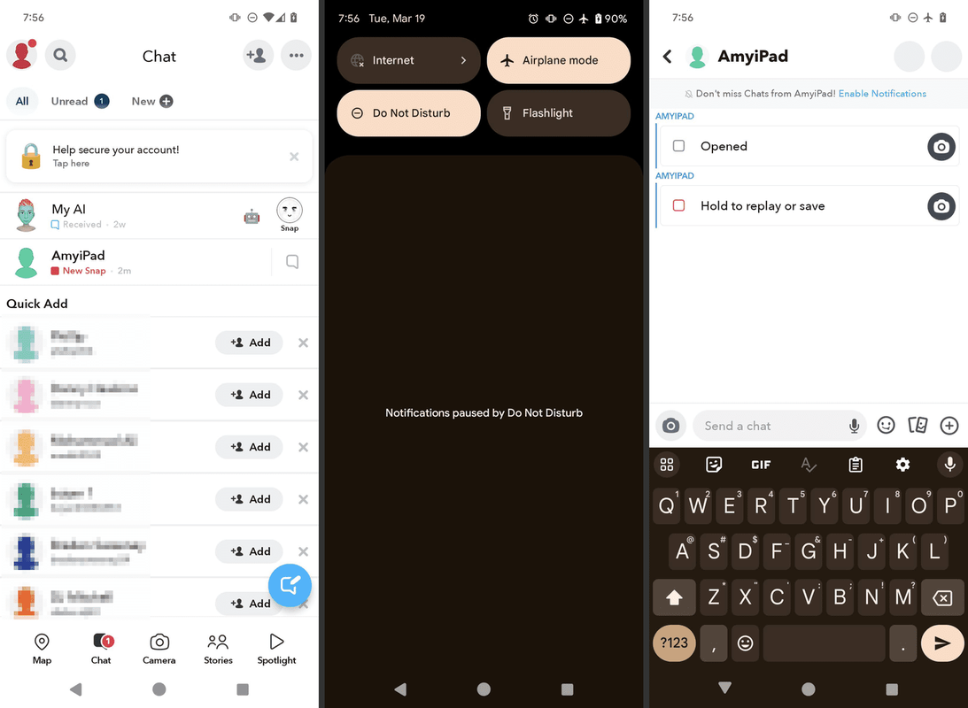 'Açıldı' Demeden Snapchat Nasıl Açılır