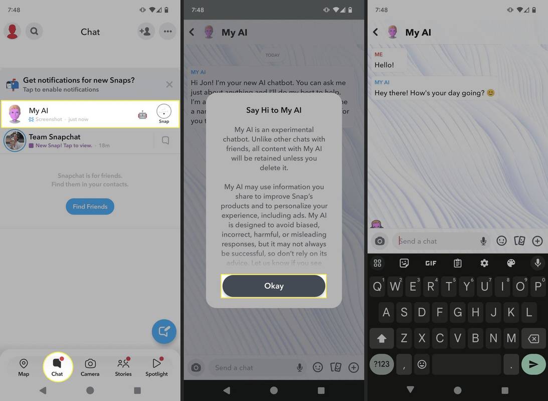 Snapchat で自分の AI を入手する方法