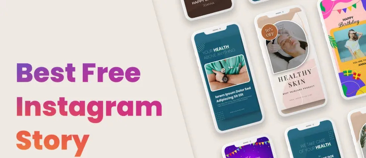 De bästa gratis Instagram-berättelsemallarna