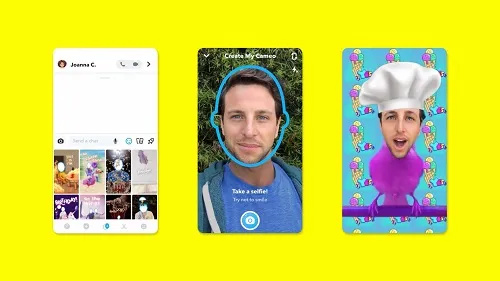   Snapchat kamera hücresi