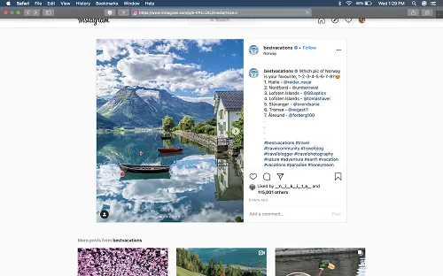   Fotografie Instagramu