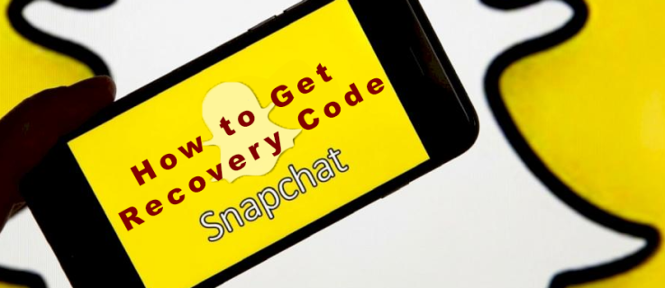 Sådan får du en gendannelseskode i Snapchat