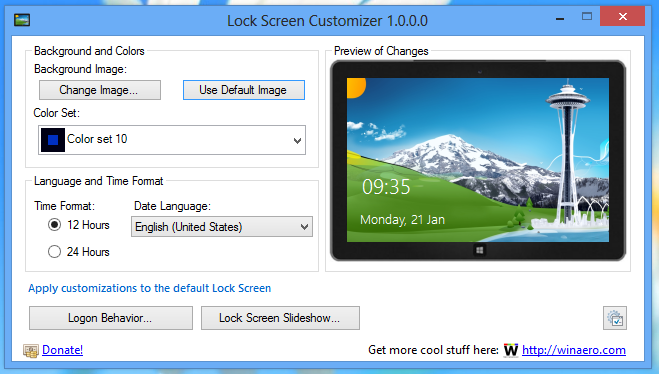 Přizpůsobení uzamčené obrazovky pro Windows 8.1 a Windows 8