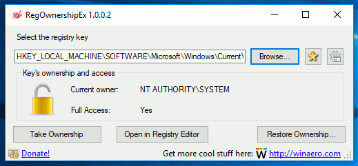 RegOwnershipEx 1.0.0.2 er ute