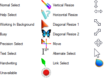 Windows 용 다채로운 애니메이션 커서 다운로드