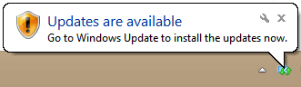 Cum se recuperează notificarea balonului Windows Update în Windows 8.1 și Windows 8