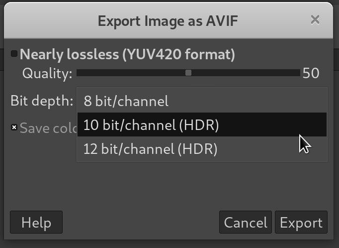 Izdan GIMP 2.10.22 s podporo za format AVIF AV1