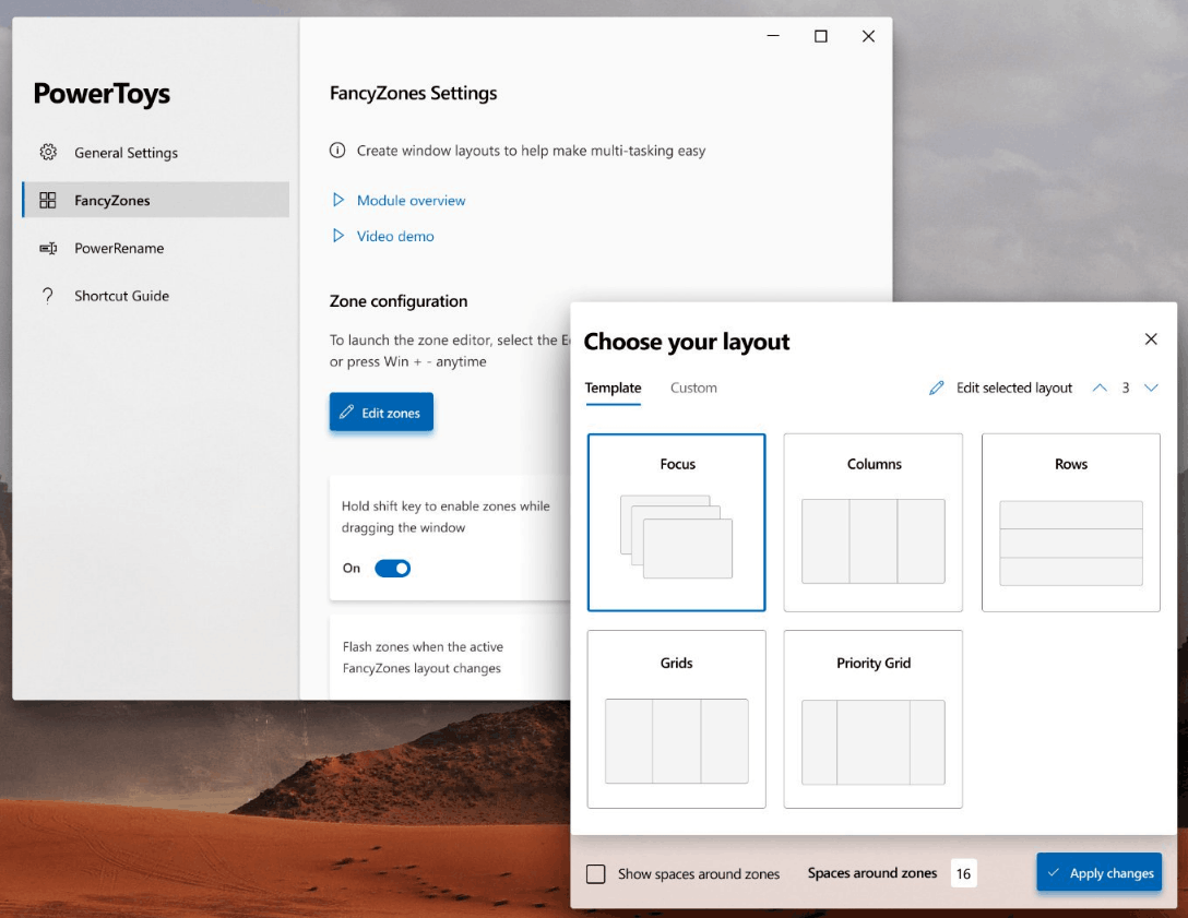 A Microsoft új PowerToys Settings felhasználói felületen és ImageResizer eszközön dolgozik