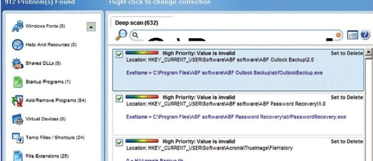 Windowsi register: PC Tools Registry Mechanic 5.2 ülevaade