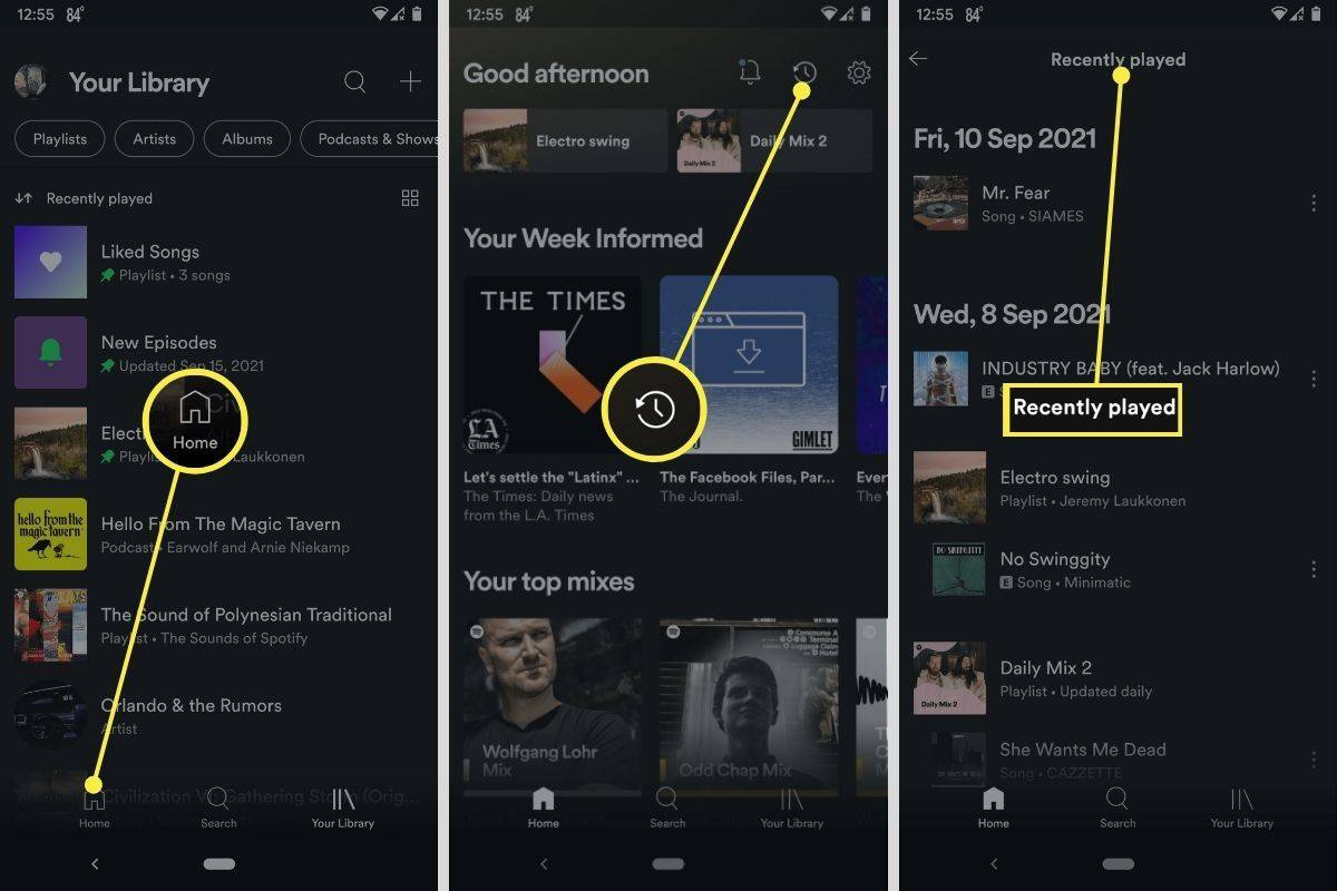 Cara Melihat Lagu yang Baru Diputar di Spotify