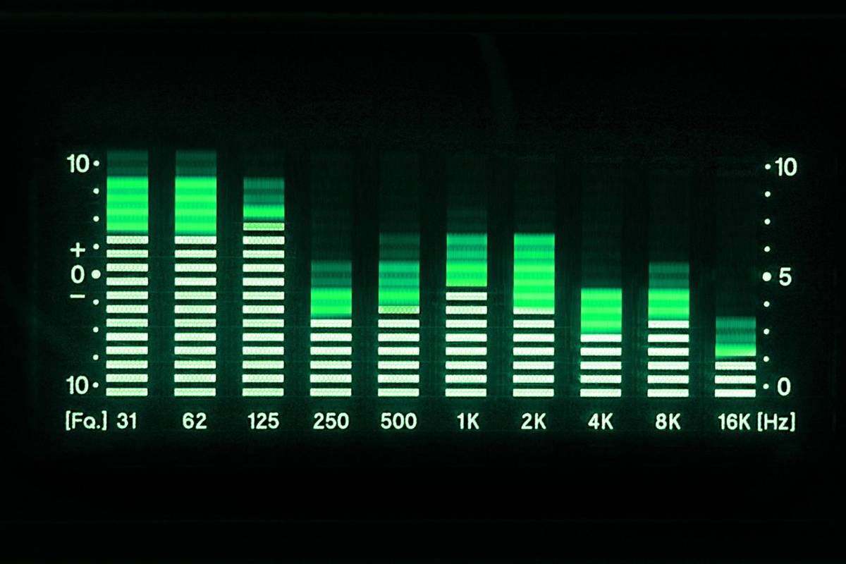 Kako prilagoditi frekvence na stereo avdio izenačevalniku