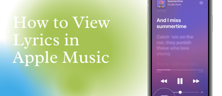 Hvordan vise tekster i Apple Music