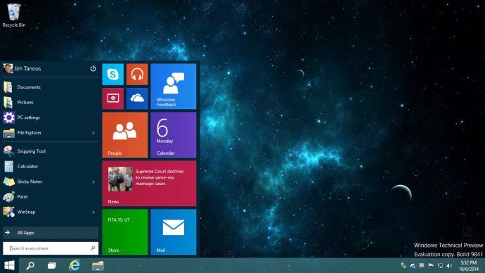 Cara Beralih dari Menu Mula ke Skrin Mula di Windows 10