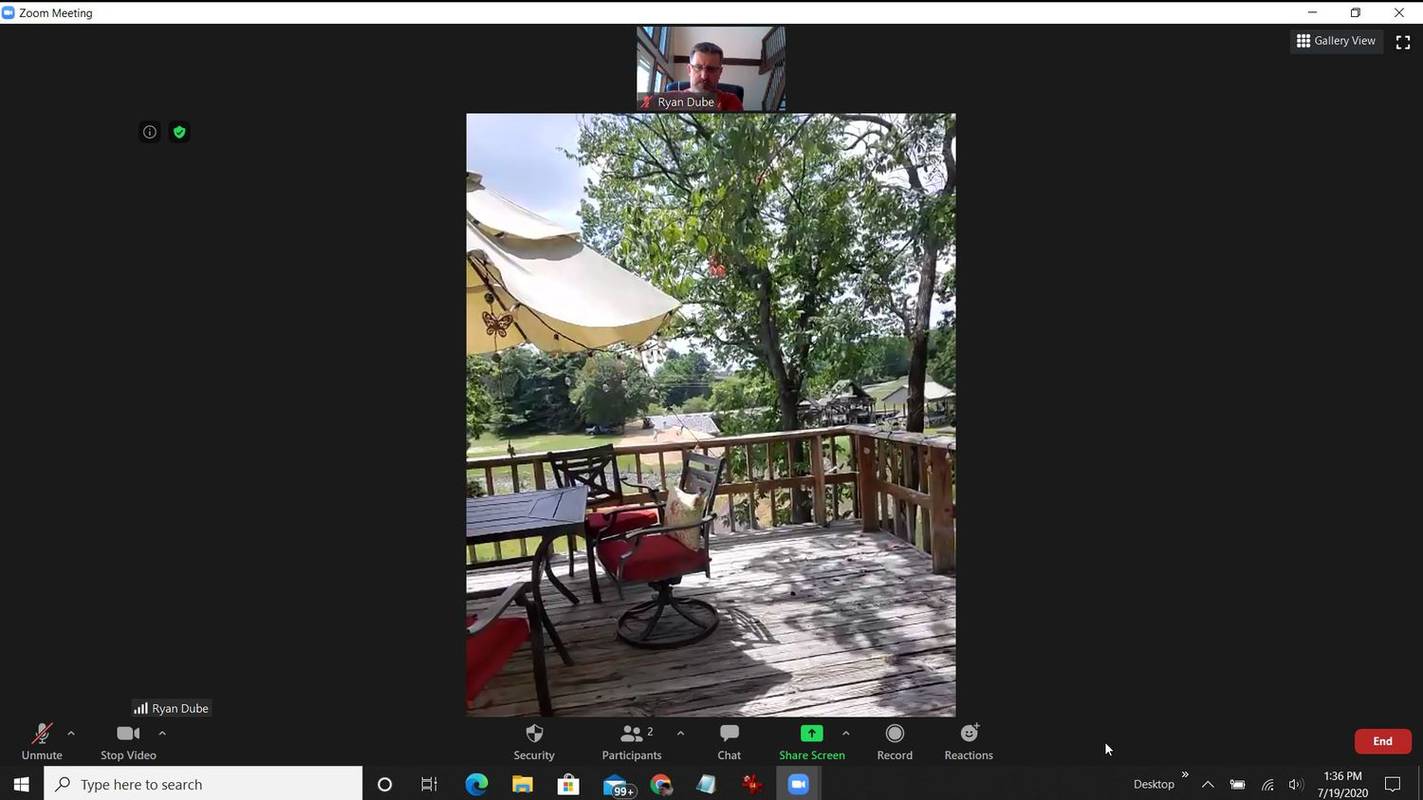 Zoom Meeting을 TV로 전송하는 방법