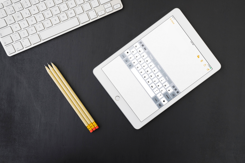 كيفية تحريك لوحة المفاتيح على جهاز iPad