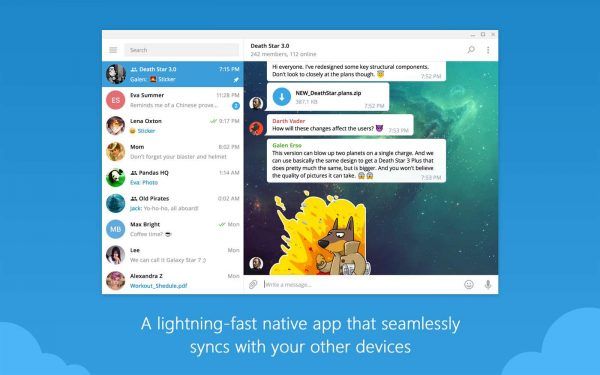 Telegram Desktop dobi podporo v sliki v sliki in še več