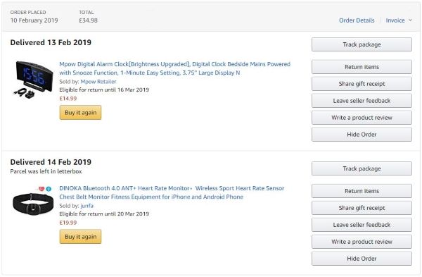 Hoe Amazon-bestellingen te verbergen voor nieuwsgierige blikken