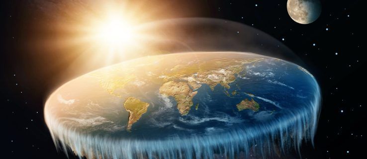 שטחי כדור הארץ משתמשים בפאק-מן כדי להסביר מדוע איננו נופלים מקצה כדור הארץ