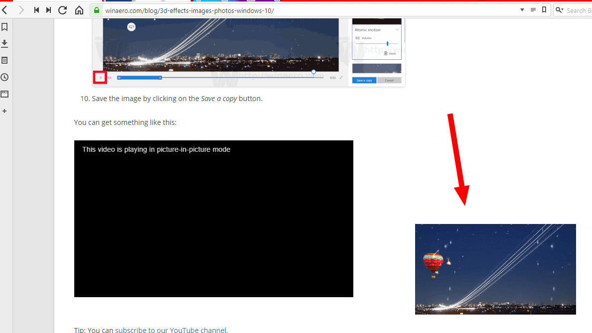 „Vivaldi Browser 2.1“ dabar yra „Picture-in-Picture“ (PiP)