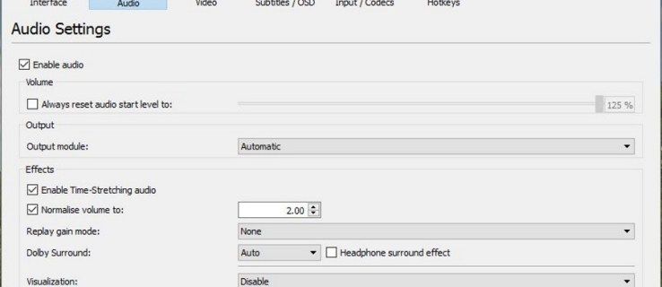 Hoe het volume in VLC te normaliseren