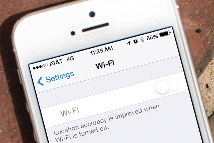 Wi-Fi nedarbojas/nevar izveidot savienojumu iPhone 6S