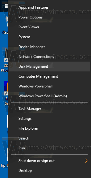 Excluir uma partição no Windows 10