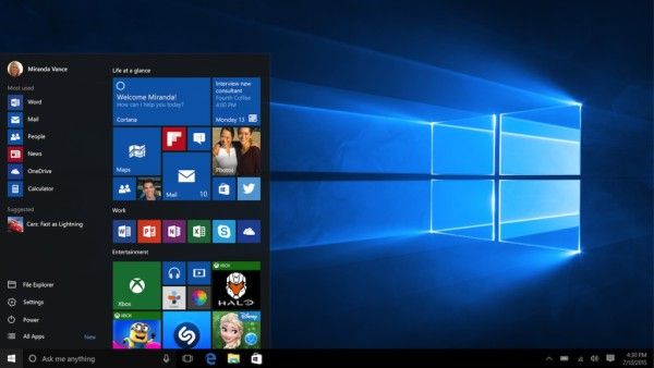 Windows 10 versjon 1607 når ut til støtte på få dager