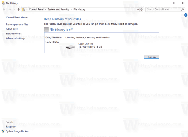 Paano Paganahin ang Kasaysayan ng File sa Windows 10