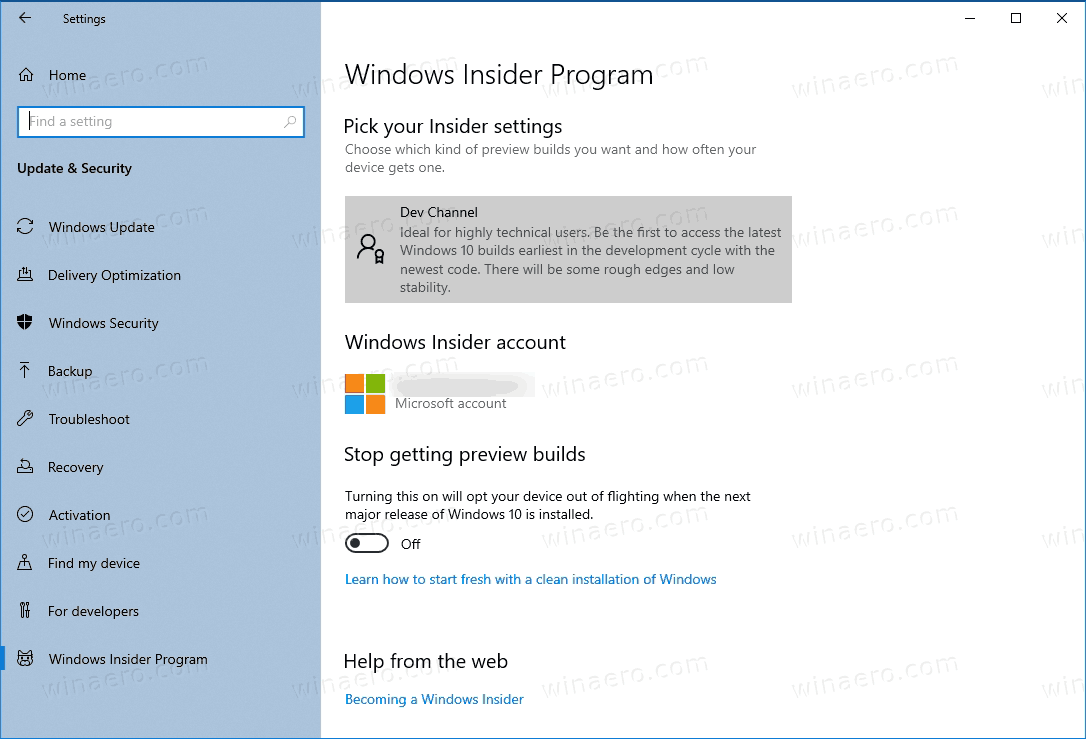 Przejście z pierścieni Windows Insider do kanałów zostało zakończone