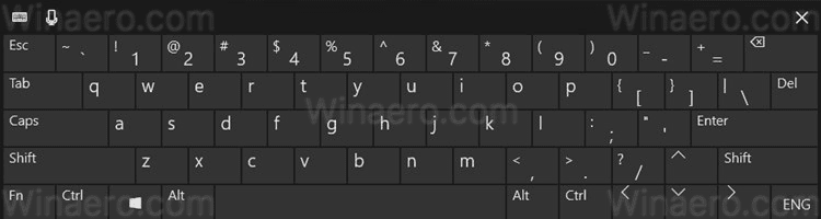 Windows 10'da Dokunmatik Klavye Önerilerini Devre Dışı Bırak veya Etkinleştir