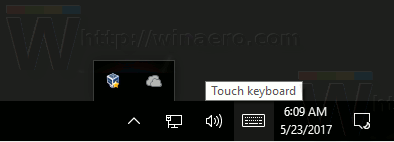 Ativar ícones da área de notificação no modo Tablet no Windows 10