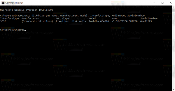 Nhận thông tin ổ đĩa trong Windows 10 bằng lệnh này