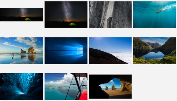 Laden Sie das Hero-Hintergrundbild und alle Hintergrundbilder von Windows 10 Build 10159 herunter