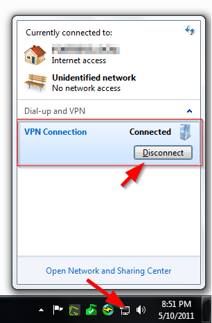 Opret forbindelse til VPN i Windows 10 med et enkelt klik [desktop genvej]