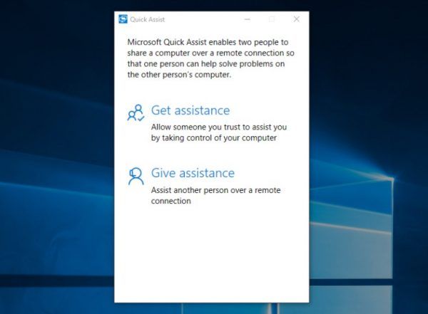 Quick Assist é um novo aplicativo do Windows 10 para substituir a Assistência Remota