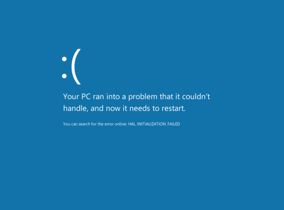 Afficher les détails BSOD au lieu du smiley triste dans Windows 10