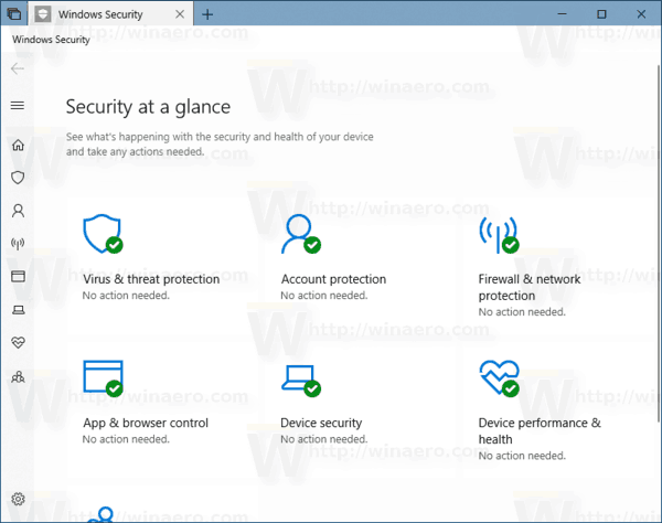 Ενεργοποίηση ύποπτων συμπεριφορών αποκλεισμού ασφαλείας των Windows στα Windows 10