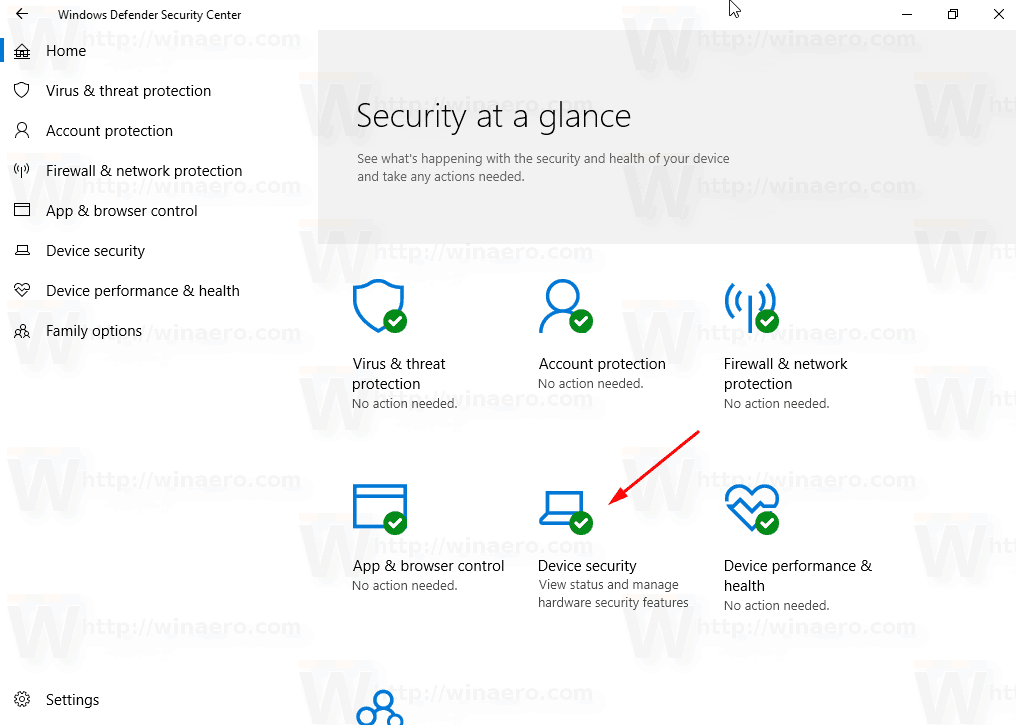 הפעל את שלמות זיכרון בידוד הליבה ב- Windows 10