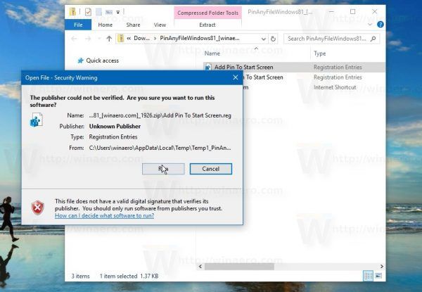 Jak připnout libovolný soubor do nabídky Start v systému Windows 10