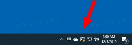 Poista Windows Update Status Tray -kuvake käytöstä Windows 10: ssä