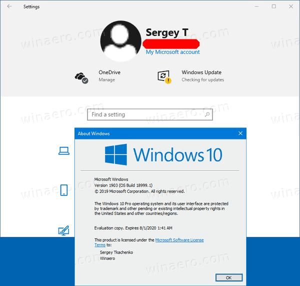 Correção do Windows 10 Build 18999 que trava ao desligar e reiniciar