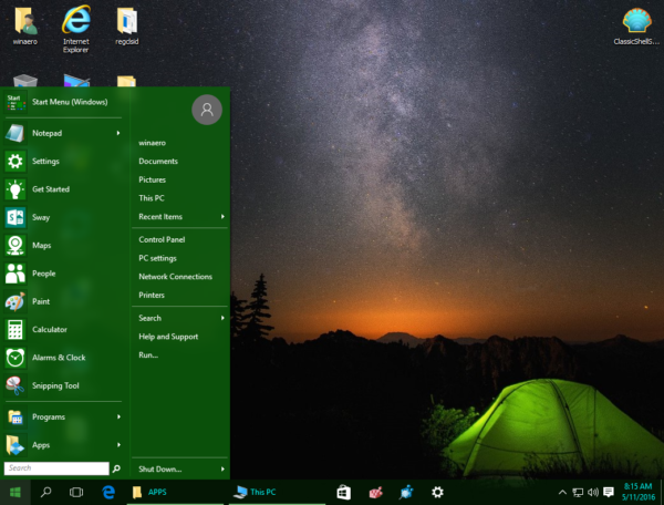 כיצד לשנות את צבע הטקסט בשורת המשימות ב- Windows 10