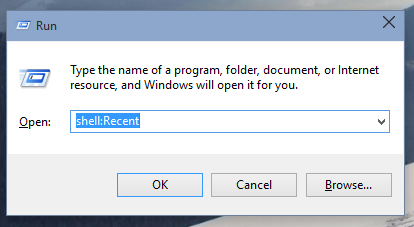 Windows10のファイルエクスプローラーの左側のペインに最近のアイテムを追加する方法