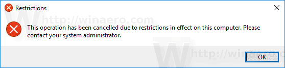 Hạn chế quyền truy cập vào Bảng điều khiển và Cài đặt trong Windows 10