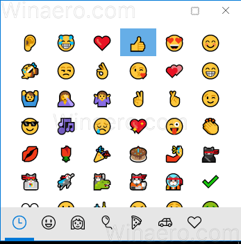 Omogočite izbirnik emojijev v sistemu Windows 10