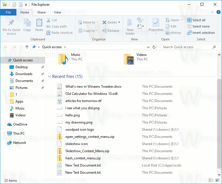 Kā notīrīt biežās mapes un jaunākos failus operētājsistēmā Windows 10