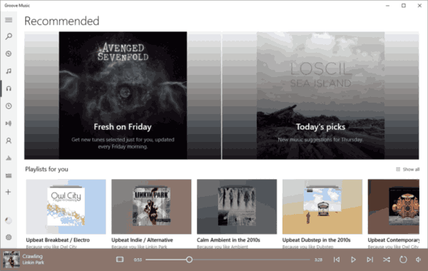 Seneste Groove Music-opdateringer medfører forbedringer af afspilningslisten til Windows Insiders
