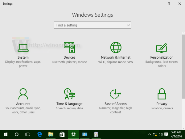 V systéme Windows 10 povoľte farebné záhlavia, ale panel úloh nechajte čierny