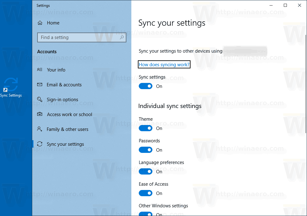 Disabilita le impostazioni di sincronizzazione sulle connessioni a consumo in Windows 10